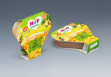 Our individual packaging for Hipp baby food.