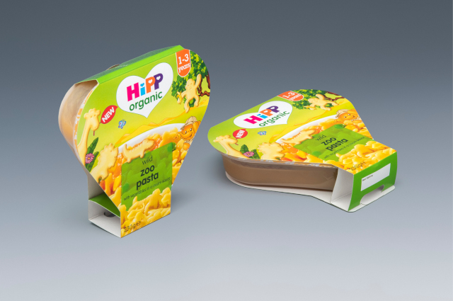 Our individual packaging for Hipp baby food.