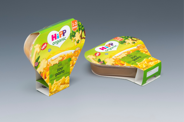 Project - Hipp organic baby food Our individual packaging for Hipp baby food.