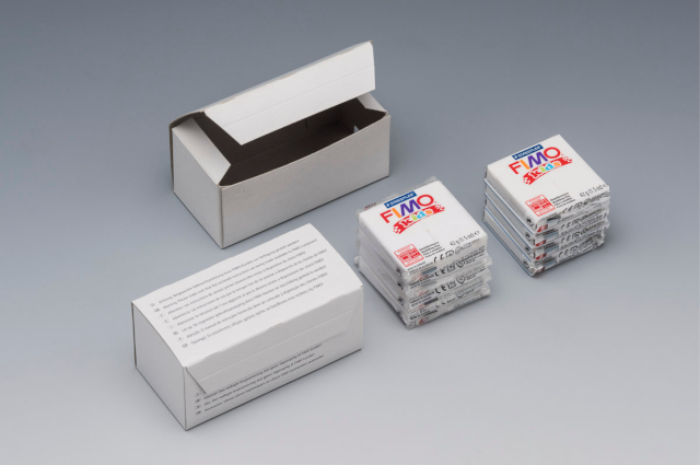 Project - Fimo boxes Our cardboard boxes for Fimo modeling clay.