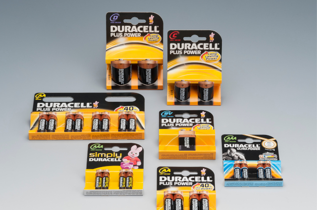 Project - Custom battery packaging for Duracell Our individual packaging for batteries (K-Pack) Grouping units for Duracell.