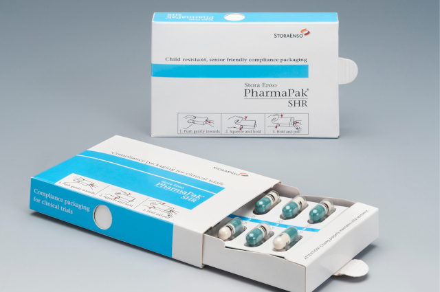 Project - Pharmaceutical packaging for Bosch Packaging Our child-resistant SHR pharmaceutical packaging for Bosch Packaging.
