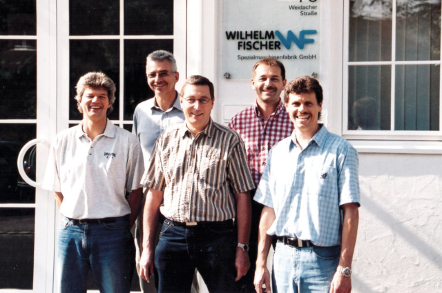 Unsere GL 2003 (v.l.): Robert Kuhn, Oskar Müller, Rupert Greiter, Karlheinz Wüst, Volkmar Zahor